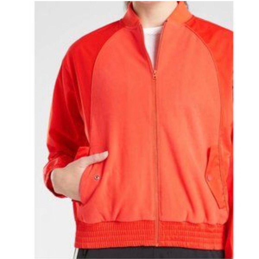 Athleta Women's Red Bomber Jacket